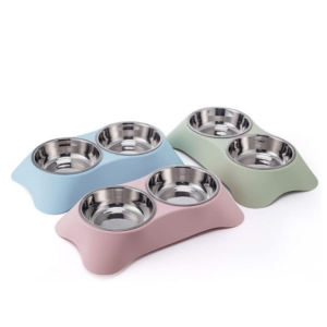 Двойни купи за храна за котки