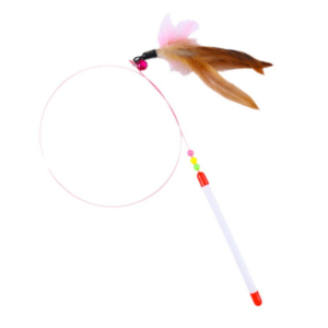 Интерактивна играчка с пера за котки